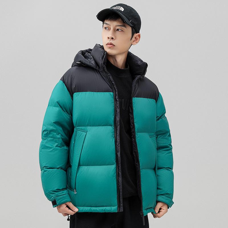 Down Jacket Men's New Winter Product 90% White Duck Down Short Jacket Men's Loose Trendy Casual Winter Wear Thickened Men's Wear