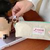1 шт. полиэстер женские маленькие косметички чехол корейский модный пенал ярких цветов серии кисти для хранения макияжа сумки для мытья