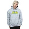 DC Comics Mens Batman Crackle Logo Hoodie