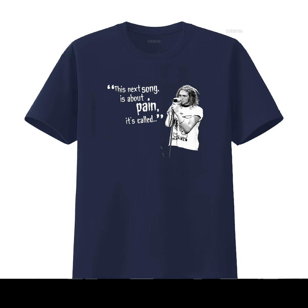 Layne Staley Retro Rock Tribute T Shirt Thank You For The Memories Design Sizes S 4XL NL152 vintage Washed Casual graphic