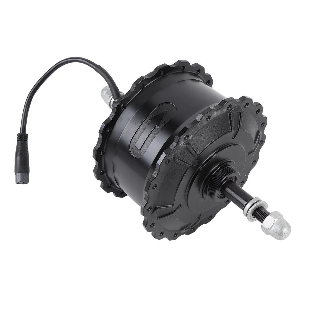 Electric Bike Hub Motor 48V 750W Aluminum Alloy Rear Drive Wheel Gear Hub Motor with 9 Core Adapter
