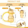 Professional Grades 1/2Inch Gas Quick Disconnecting Brasses Adapter For Generator Pizza Oven Natural Propanes Systems