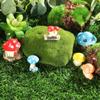 Garden Mini Accessories Micro Landscape Miniature Mushroom House Mushroom Figurines Gnome Terrarium