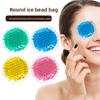 Unisex Solid Color Round Gel Beads Hot and Cold Ice Pack Eye Protection Face Hot Ice Pack Reusable