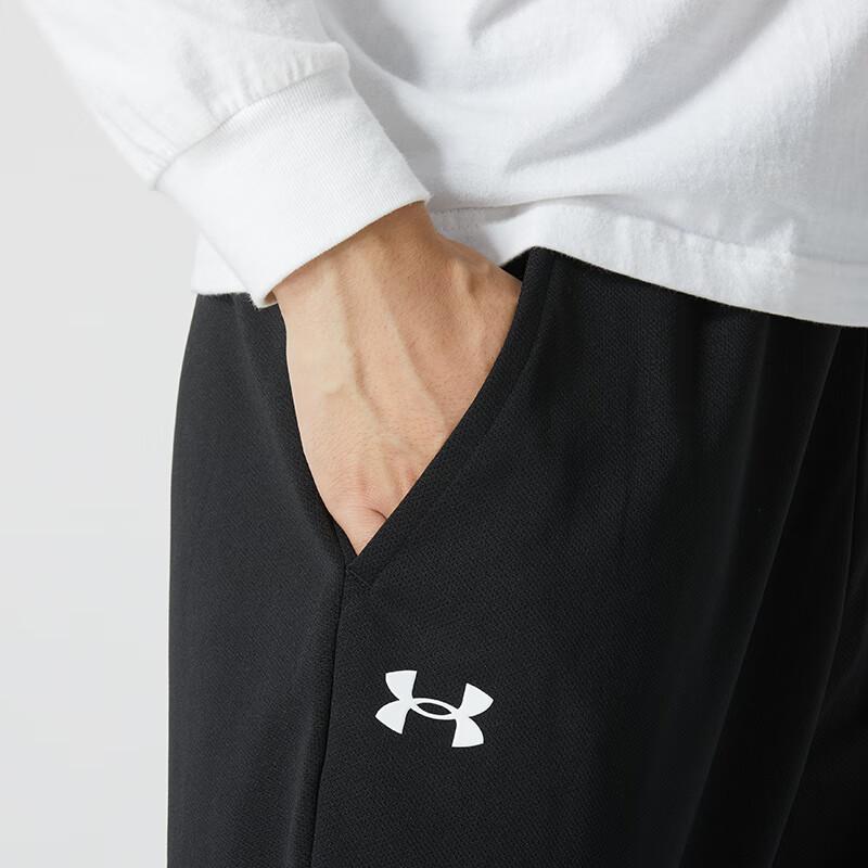 Under Armour Однотонный повседневный жилет для бега на открытом воздухе, дышащий повседневный трикотажный спортивный комплект из брюк, унисекс, спортивная одежда 23600803-101+23600704-001