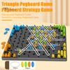 Треугольные шахматы Настольная игра Геометрия Обучение фокусировке Логика Мышление Тренировка Родитель-ребенок Интерактивная образовательная игра-стратегия Pegboard Игрушка Мальчики Девочки