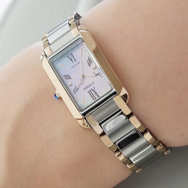Citizen L Solar Eco-Drive SQUARE Collection EW5624-54Y Wrist Watch for Women