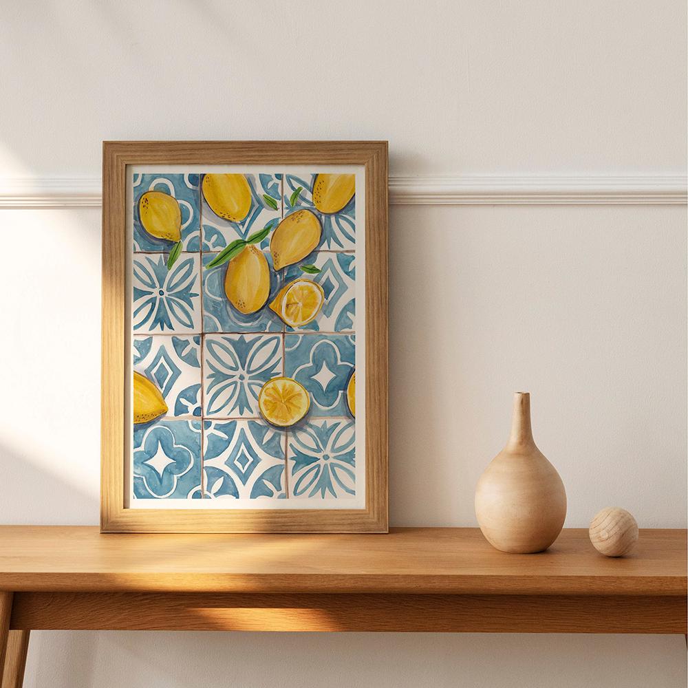 Sicily Steps Cat Vintage Canvas Painting Print Travel Traditional Portugal Poster Fruit Market Lemon Pictures Home Room Decor