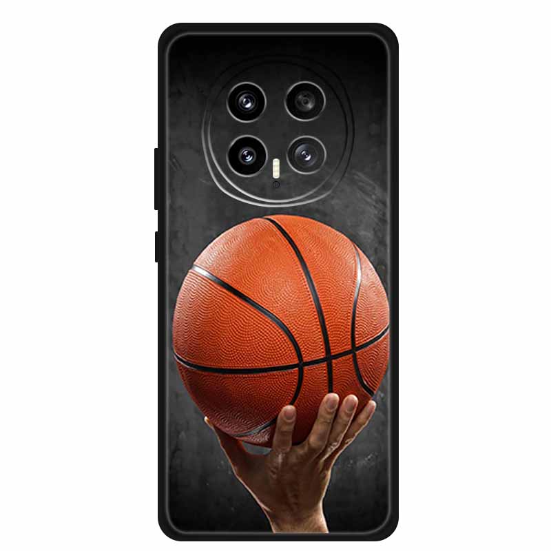 Защитный чехол для мобильного телефона For Honor Magic8 5G, с цветочным рисунком, мягкий, черный силикон, задняя крышка для Honor Magic 8 2025, чехол Funda