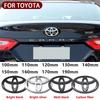 3D Car logo series Front Head Grill Hood Bonnet Emblem Rear Tail Bumper Trunk Badge For Toyota RAV4 Yaris  Corolla Camry Hilux
