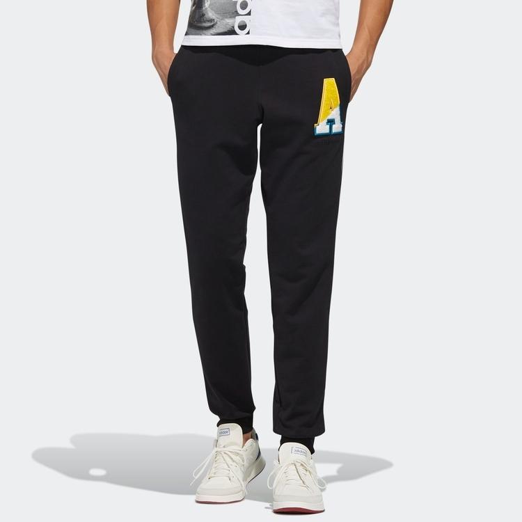 adidas Повседневные мужские брюки-джоггеры Neo с завязками, черные EI4752