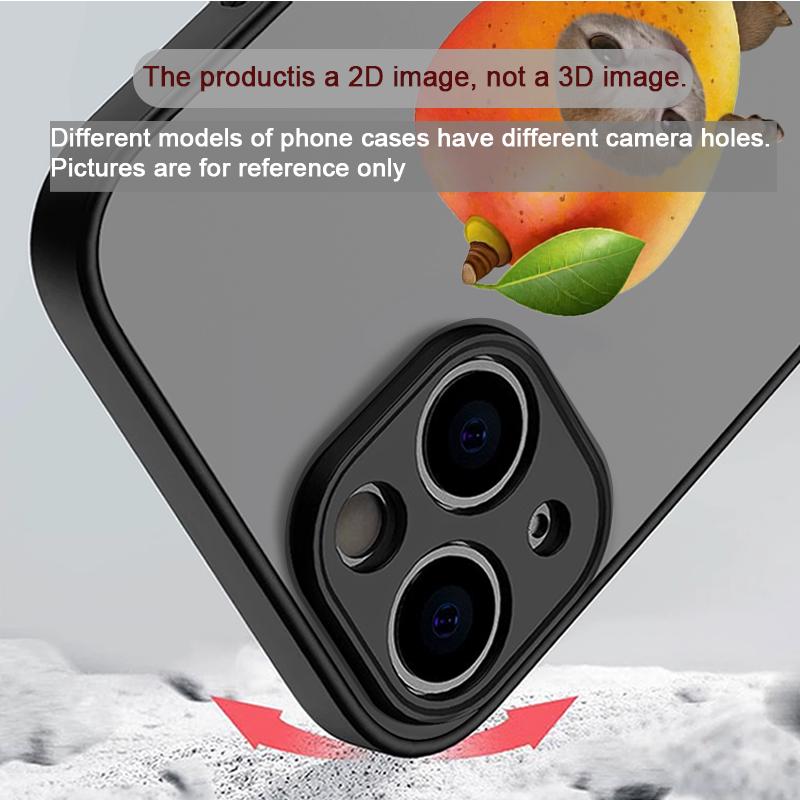 Креативный Забавный Животные Фрукты Кошка Пара Чехол для Телефона для iPhone 17 16 Pro Max 15 14 13 12 11 XS MAX X XR 7 8 Plus Милый Жесткий Чехол