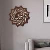 Eid Decor Night Light Hanging Ornament Elegant Sturdy Wooden DIY Porch Sign for