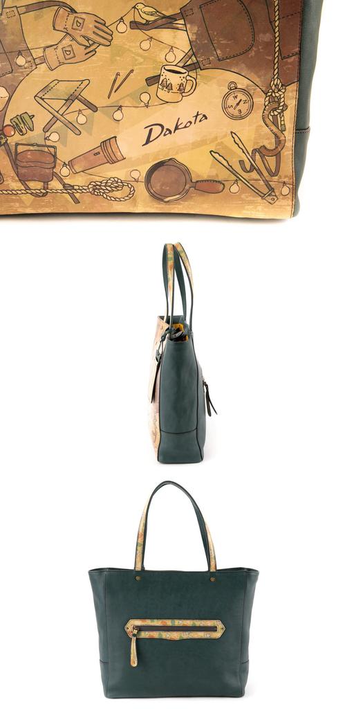 Dakota Tote Genuine Cat Bag, Leather, Large, Pattern, Women's, DA-1034090-86