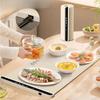 Портативный умный коврик для быстрого нагрева еды, бытовой электрический подогреватель для еды, тарелка, складной электрический поднос с подогревом