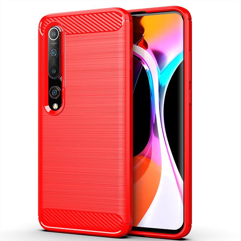 Чехол-бампер для Xiaomi Mi 10 5G, резиновый чехол из углеродного волокна для xaomi mi 10, задняя крышка для xiaomi 10 5g, силиконовые чехлы