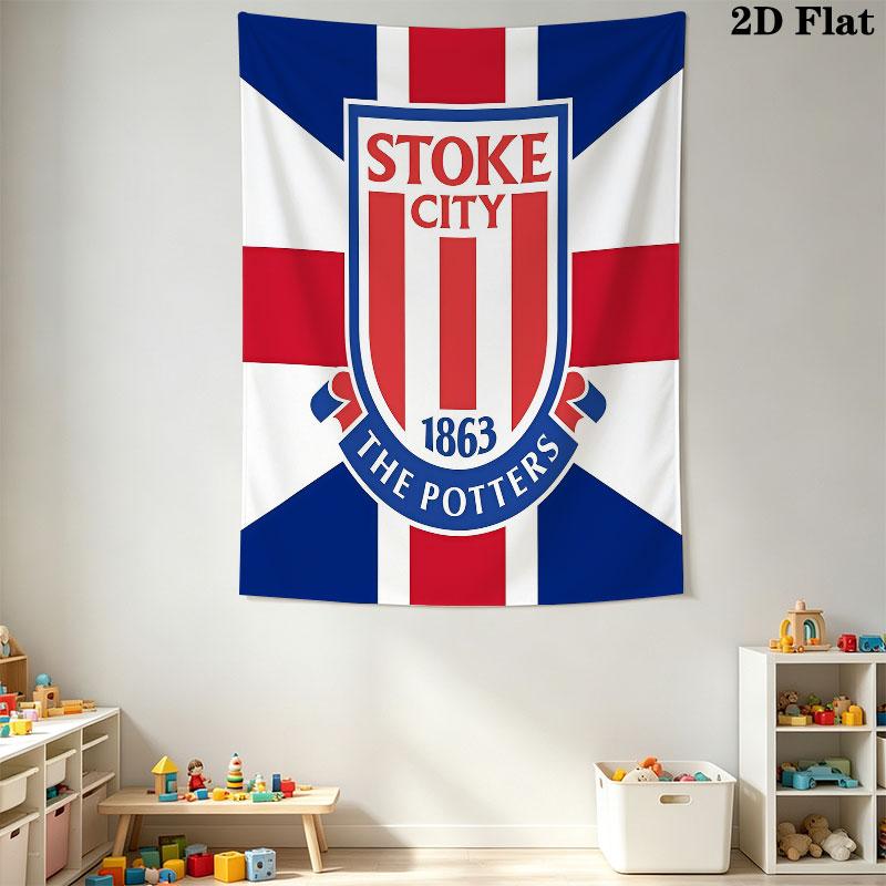 SCFC logo Wall Hanging Printed Fabric Blanket Decorative Tapestries for Bedroom Living Room Home Decor