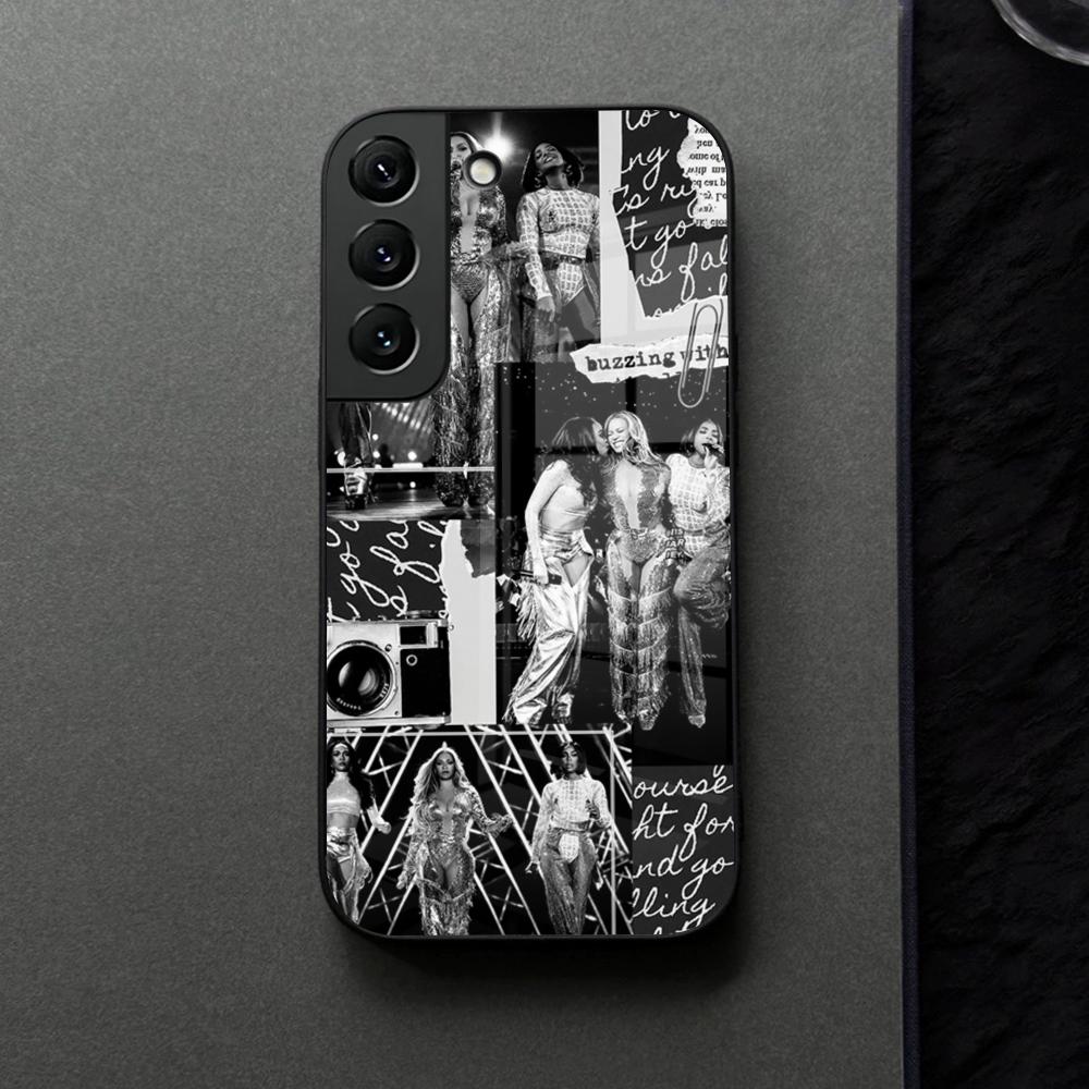 Album Bey Beyonce Phone Case Glass For Samsung Galaxy S21 S26 S25 S22 S20 S24 S23 Ultra Fe Plus A16 A34 A54 A24 Coque