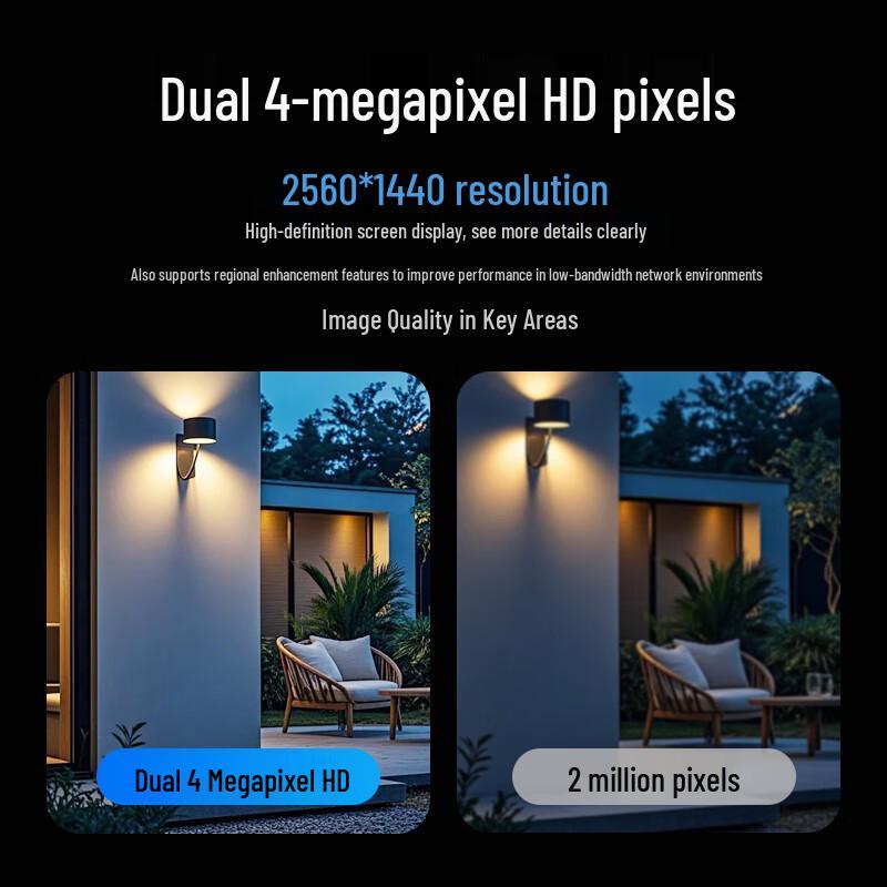 UNV IPC-Q98S 8MP 4G Dual-Lens Security Camera CN plug (adapter included)