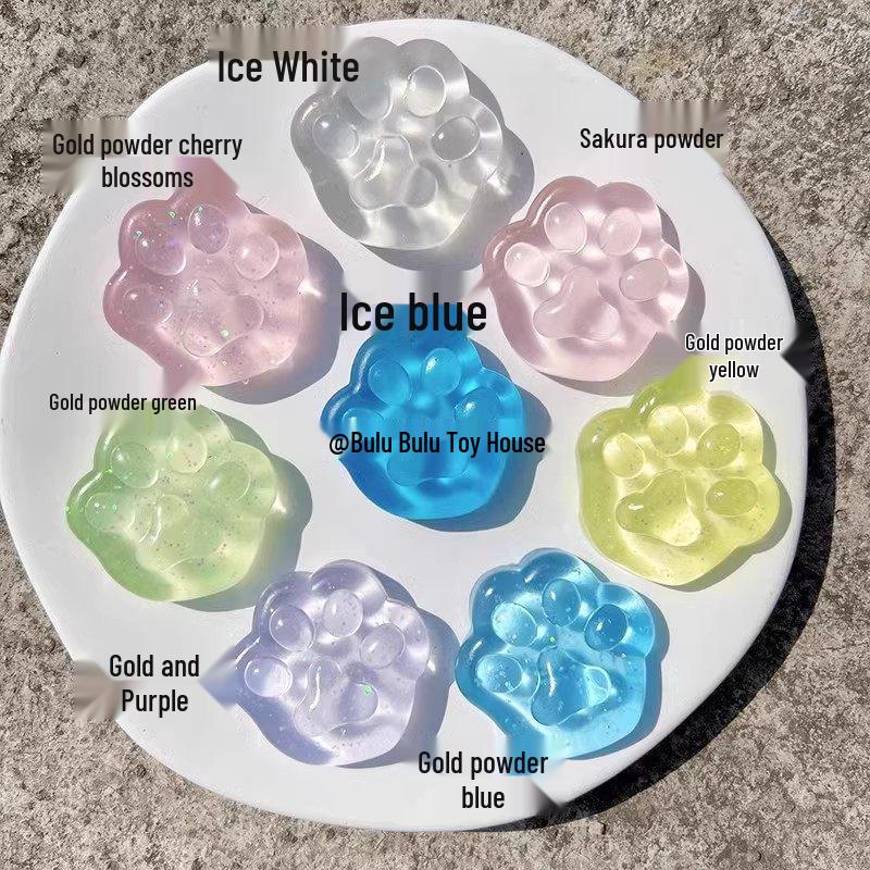 Ice Cube Squeeze Toy: Non-Toxic, Slow Rebound, Sticky Decompression Toy for Girls