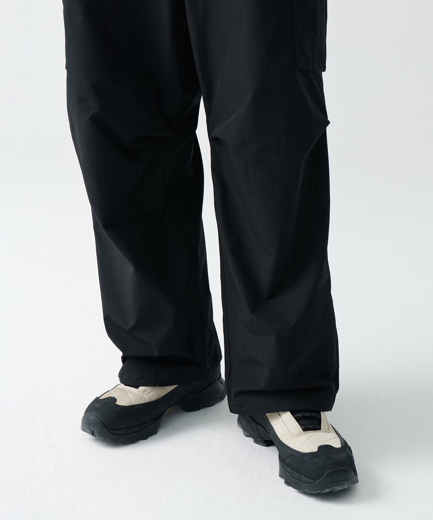 MUSINSA STANDARD [City Leisure] Np Wide Belted Cargo Pants [Black]