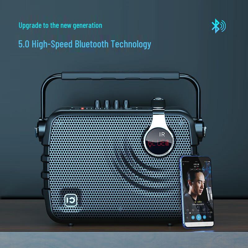 Портативная Bluetooth-колонка K6 для уличного караоке и музыки