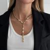 Adjustable Irregular Necklace Vintage Y-shaped Necklace Choker Necklace  Daily Jewelry Accessories