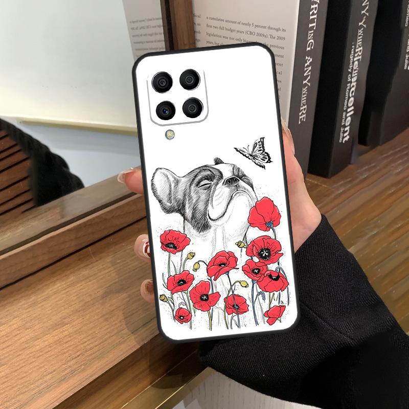 Cute Pug Dog Case For Samsung Galaxy M56 M06 M16 M36 M52 M32 M12 M54 M34 M14 M35 M55 M15 M11 M31 M13 M53