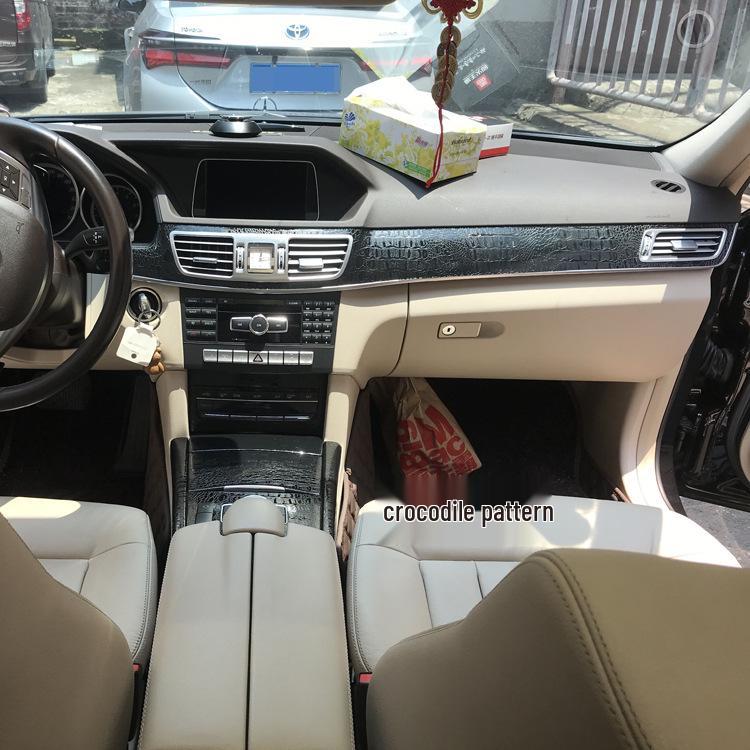 14-15 Mercedes-Benz E-Class E200/E260/E300 Interior Center Console Decoration Stickers