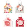 Red Flamingo Love Element Baking Baking Accessories Kitchen Apron Kitchen Accessories Master Apron Women Kitchen Apron