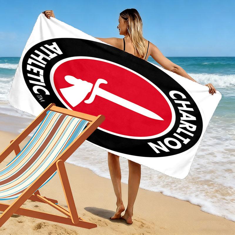 Charlton poster Beach Towel, Large Soft Quick Dry Towel for Beach Camping Swimming