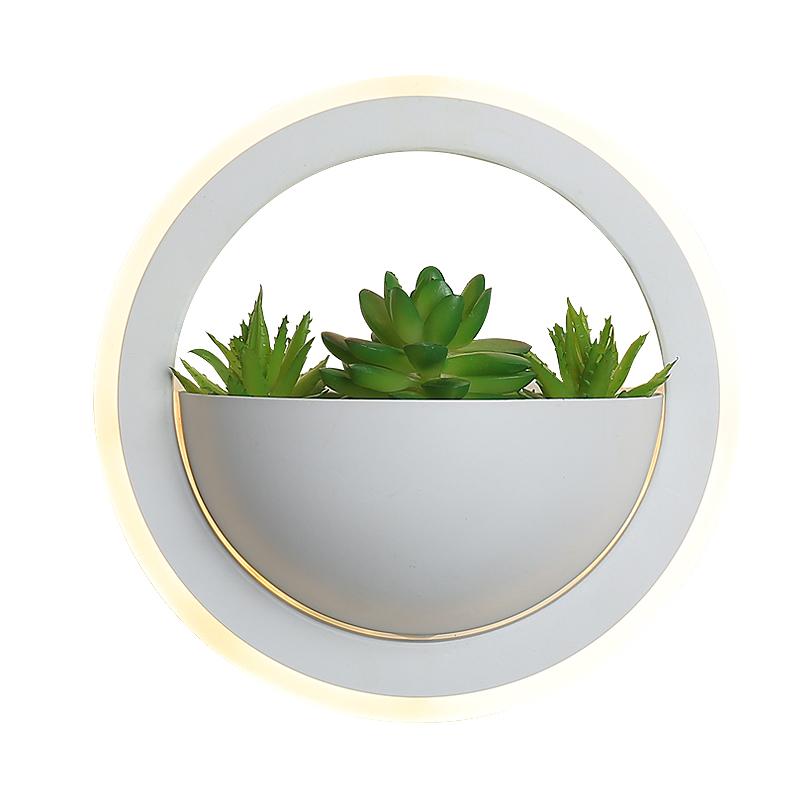 Диаметр 20 см, 10 Вт, современный светодиодный настенный светильник для гостиной, спальни, настенный светильник для чтения, коридора, отеля, деко, настенный прикроватный бра