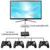 Адаптер USB для 4 контроллеров GC Адаптер контроллера Gamecube Подходит для консолей Nintendo Switch Wii U / ПК