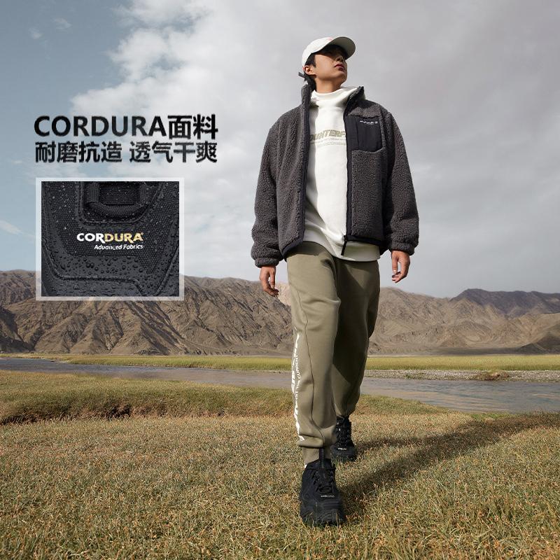 Li Ning Outdoor CF Tracing Linchuan FW Ткань Амортизация Дышащие Низкие Повседневные Кроссовки Мужские Черные AGLT161-3
