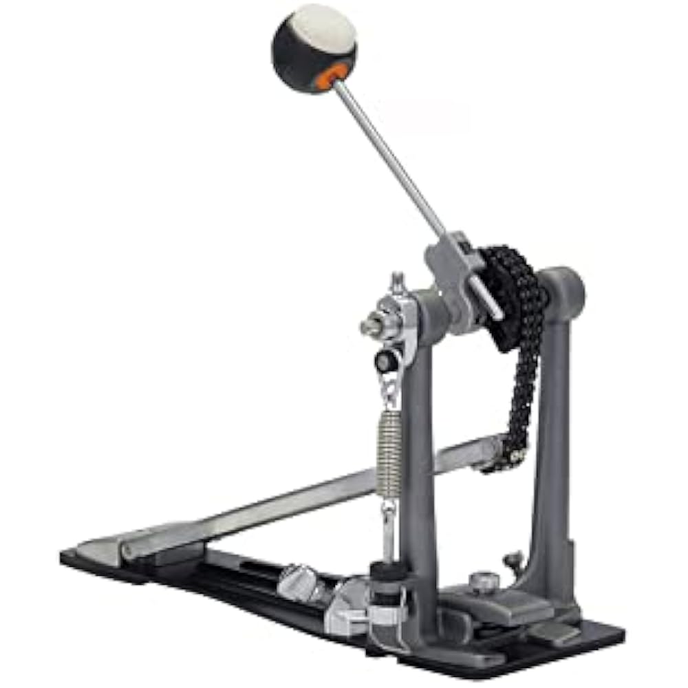 Pearl P-1030 Pearl Drum Single Pedal Eliminator Solo “BLACK” Round Cam Duo Beater