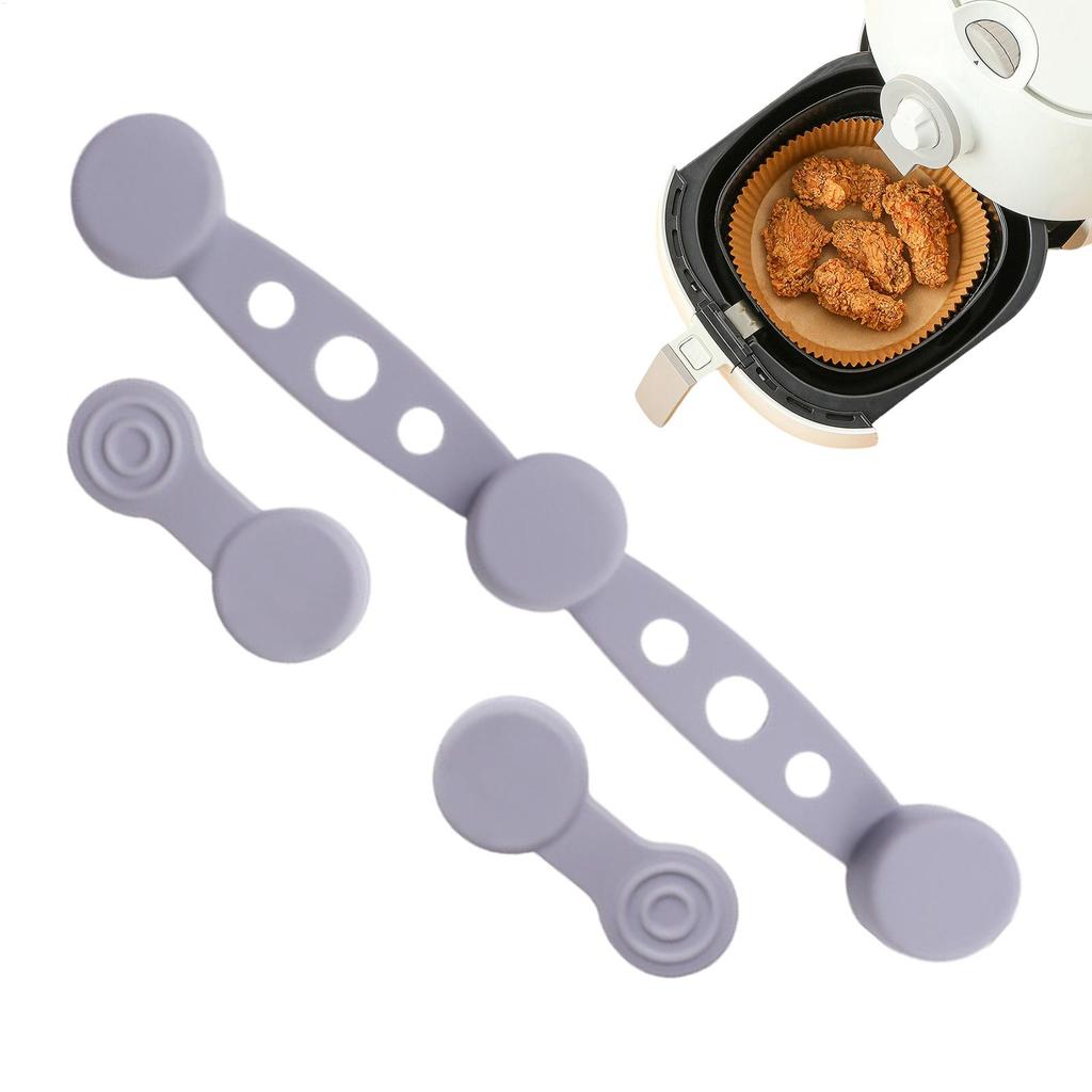 Магниты для аэрофритюрницы для пергаментной бумаги Силиконовая магнитная пряжка Аксессуары для аэрофритюрницы Держатель вкладыша Запасные части Предотвращают бумагу