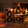 Portable Iron Box DIY Mini Photo Frames Silhouette Tin Box, Halloween Miniature Small Storage Picture Display Container for Party Home Decor