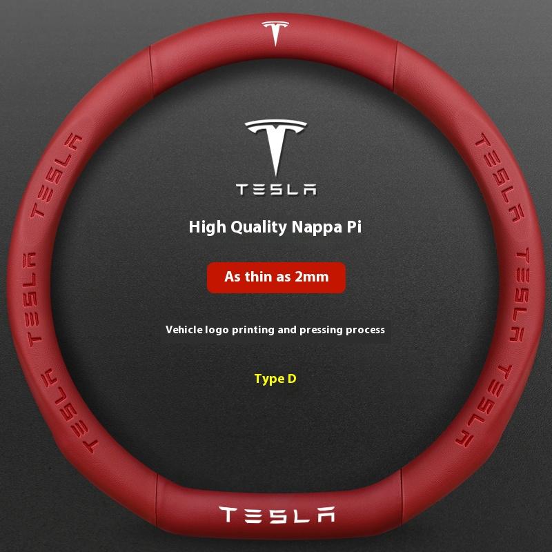 AME1 Car Steering Wheel Cover For Tesla Model 3 Model S Model Y Model X Roadster 2019-2025 Auto interior Steering Wheel Accessories
