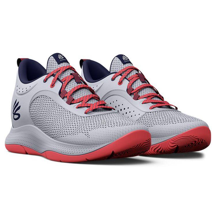 Under Armour Баскетбольные кроссовки Curry 3Z6 Унисекс Серый/Красный Артикул 3025090-101