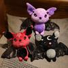 Devil Bat Figure Stuffed Plush Toy Halloween Decorative Doll Gift for