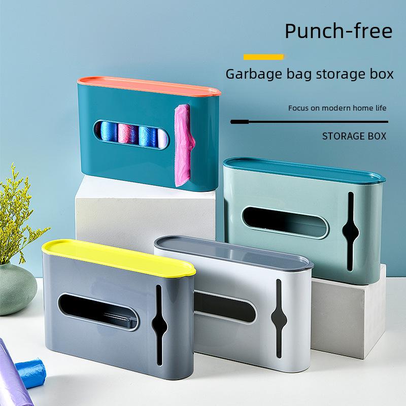 Настенный ящик для хранения мусорных мешков без отверстий для кухни и ванной комнаты