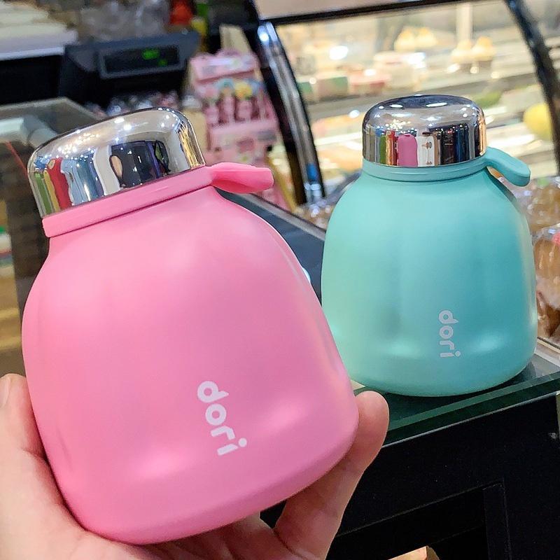 Креативная мультяшная тыква, термокружка из нержавеющей стали с вакуумной изоляцией, 250 мл, для молодежи