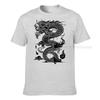 Fathers Cool T Shirt Chinese Dragon Illustration Graphic Tee Shirt For Unisex 2018 New Design Fashion Tops Tshirt Cotton Fabric