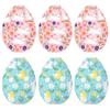 Бумажный фонарик в виде пасхального яйца, фонарик для подвешивания в форме яйца с рисунком кролика, цыпленка, цветка для пасхальной вечеринки, домашнего декора