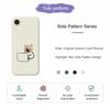 For iPhone 16e Case Working Cat Pattern Printing Straight Edge TPU Phone Back Cover