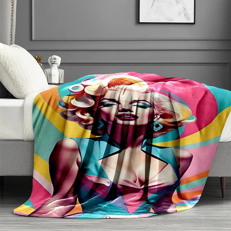 Singer Print Blanket - Soft & Comfortable, for Bedroom, Travel, Sofa, Home Decoration - Birthday Christmas Gift for Friend