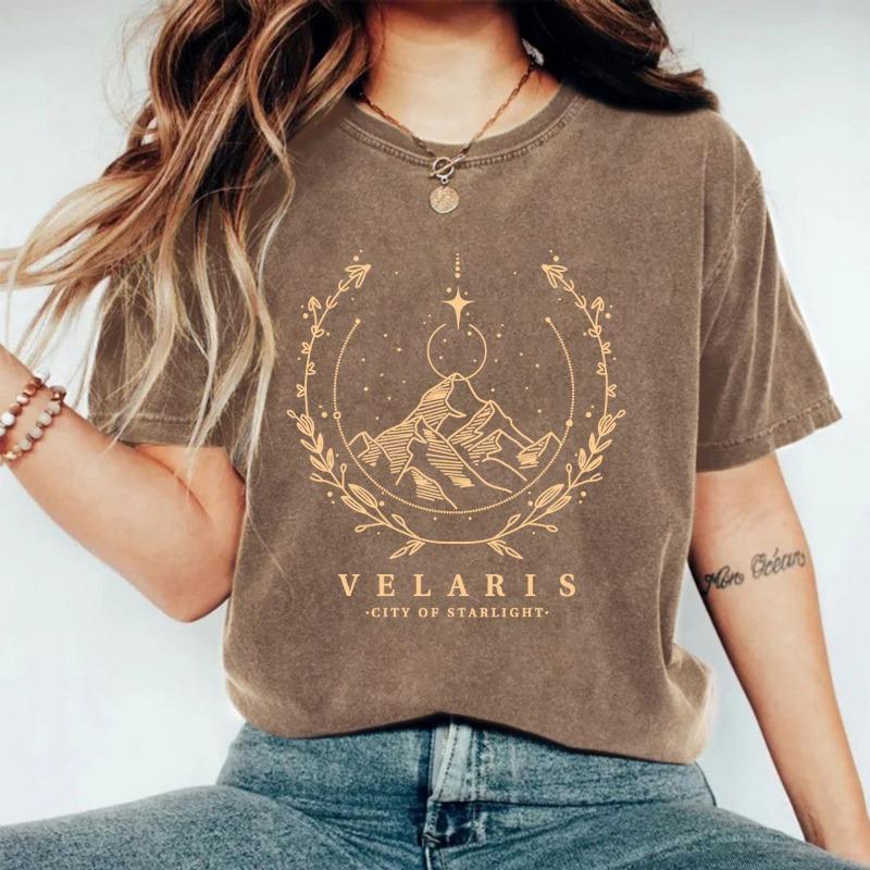 Женская летняя новая футболка с круглым вырезом и короткими рукавами из хлопка, стираная футболка Do Old Stars, удобная футболка