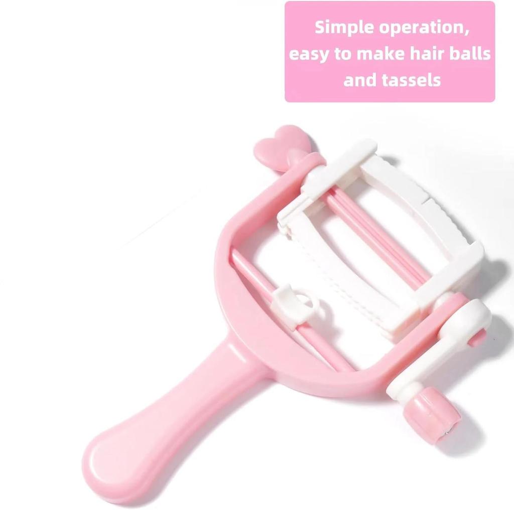Помпоны Помпоны Кисточки Инструмент для наматывания кисточек Для пушистых шариков Бубоны Игла для плетения DIY Шерстяная пряжа Вязание крючком Вязание Ремесло