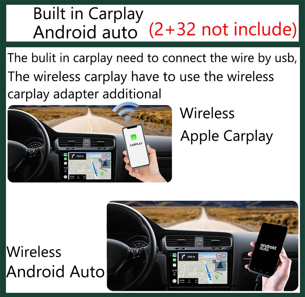 Car Android 14 For Ford Expedition 2006-2010 Auto Stereo Touch QLED Radio Multimedia Video Player GPS IPS Carplay No 2 Din DSP