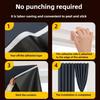 Solid Color Blackout Curtains Self-adhesive Insulation Curtains Window Drapes  for Bedroom Bathroom